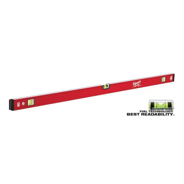 Milwaukee 24 in./48 in. REDSTICK Magnetic Compact Box Level Set with 10 in. 360-Degree Locking Die Cast Torpedo Level