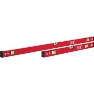 Milwaukee 24 in./48 in. REDSTICK Magnetic Compact Box Level Set