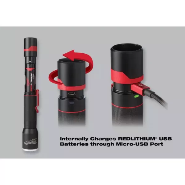 Milwaukee 14 in. Redstick Digital Box Level with Pin-Point Measurement Technology W/ 700 Lumens LED Rechargeable Flashlight