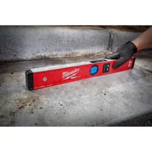 Milwaukee 24 in. Redstick Digital Box Level with Pin-Point Measurement Technology W/ 700 Lumens LED Rechargeable Flashlight