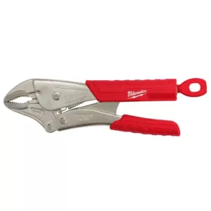 Milwaukee 10 in. Torque Lock Curved Jaw Locking Pliers with Durable Grip