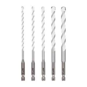 Milwaukee SHOCKWAVE Carbide Multi-Material Drill Bits Set (5-Pack)