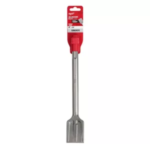 Milwaukee 2 in. x 12 in. SDS-Max SLEDGE Steel Demo Scraping Chisel