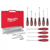 Milwaukee Mechanic Hand and Tool Set with 3/8 in. Drive SAE Metric Ratchet, Socket, Screwdriver, Hook and Pick (66-Piece)