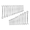 Milwaukee Ratcheting Combination SAE and Metric Wrench Mechanics Tool Set (30-Piece)