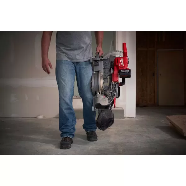 Milwaukee M18 FUEL 18-Volt Lithium-Ion Brushless 10 in. Cordless Dual Bevel Sliding Compound Miter Saw with Compact Router