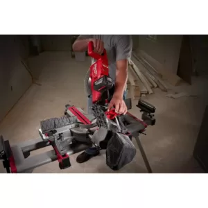 Milwaukee M18 FUEL 18-Volt Lithium-Ion Brushless 10 in. Cordless Dual Bevel Sliding Compound Miter Saw with 7-1/4 in. Circular Saw