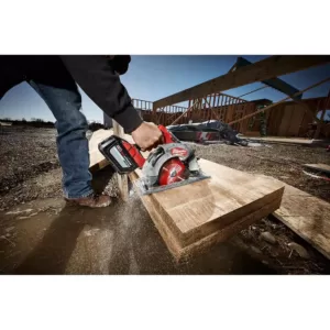 Milwaukee M18 FUEL 18-Volt Lithium-Ion Brushless 10 in. Cordless Dual Bevel Sliding Compound Miter Saw with 7-1/4 in. Circular Saw