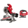 Milwaukee M18 FUEL 18-Volt Lithium-Ion Brushless 10 in. Cordless Dual Bevel Sliding Compound Miter Saw with Jig Saw