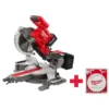 Milwaukee M18 FUEL 18-Volt Lithium-Ion Brushless Cordless 10 in. Dual Bevel Sliding Compound Miter Saw Kit with Extra Blade