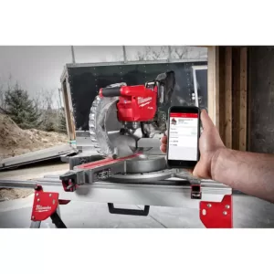 Milwaukee M18 FUEL 18-Volt Lithium-Ion Brushless 12 in. Cordless Dual Bevel Sliding Compound Miter Saw with Compact Router