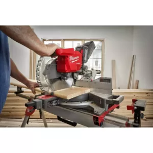 Milwaukee M18 FUEL 18-Volt Lithium-Ion Brushless 12 in. Cordless Dual Bevel Sliding Compound Miter Saw with Jig Saw