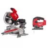 Milwaukee M18 FUEL 18-Volt Lithium-Ion Brushless 12 in. Cordless Dual Bevel Sliding Compound Miter Saw with Jig Saw