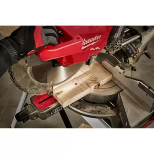 Milwaukee M18 FUEL 18-Volt Lithium-Ion Brushless Cordless 12 in. Dual Bevel Sliding Compound Miter Saw Kit with Stand and Battery