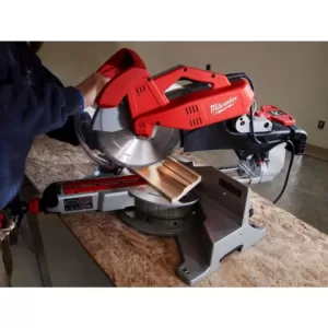 Milwaukee 12 in. Sliding Dual Bevel Miter Saw with Folding Miter Saw Stand