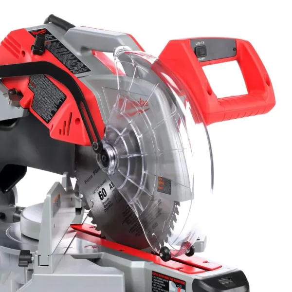 Milwaukee 12 in. Sliding Dual Bevel Miter Saw with Folding Miter Saw Stand