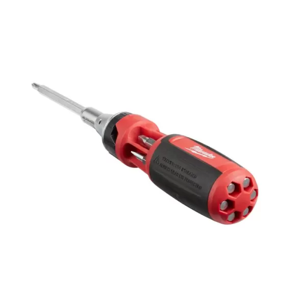 Milwaukee 9-in-1 Square Drive Ratcheting Multi-Bit Screwdriver