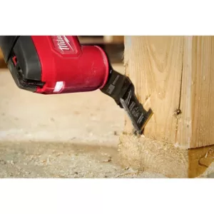 Milwaukee 1-3/8 in. Carbide Universal Fit Extreme Wood/Metal Cutting Oscillating Multi-Tool Blade (1-Pack)