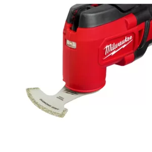 Milwaukee 2-1/2 in. Stainless Steel Universal Fit Diamond Grit Segment Boot Oscillating Multi-Tool Blade (1-Piece)