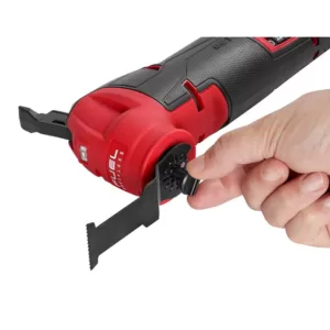 Milwaukee M12 FUEL 12-Volt Lithium-Ion Cordless Oscillating Multi-Tool with M12 2.0Ah Battery