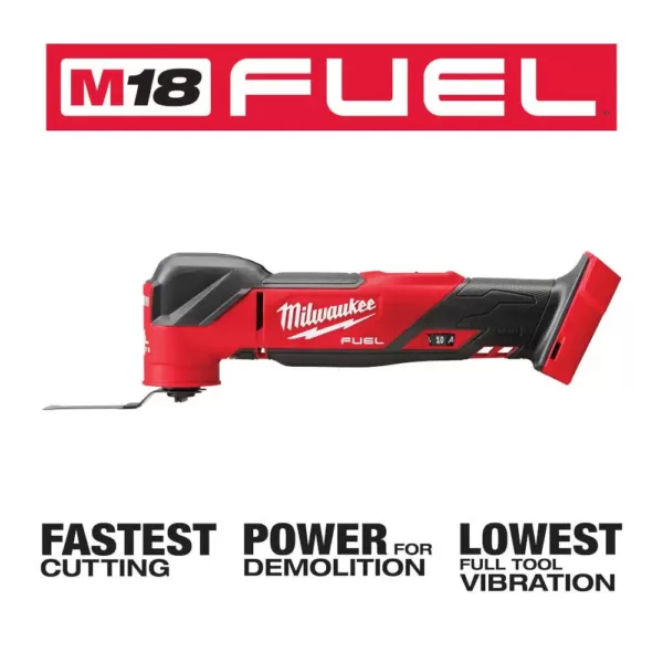 Milwaukee M18 FUEL 18-Volt Lithium-Ion Cordless Brushless Oscillating Multi-Tool (Tool-Only)