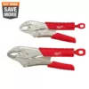 Milwaukee Torque Lock Curved Jaw Locking Pliers Set (2-Piece)