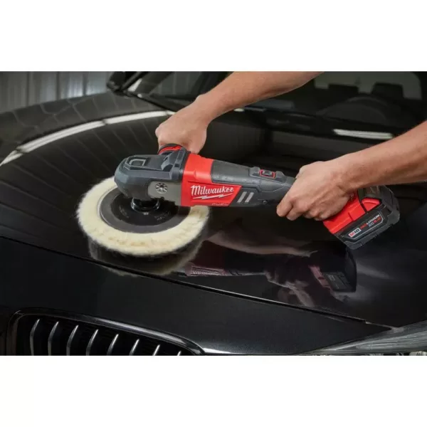 Milwaukee M18 FUEL 18-Volt Lithium-Ion Brushless Cordless 7 in. Variable Speed Polisher (Tool-Only)