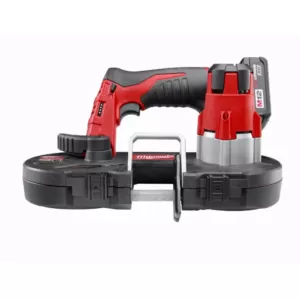 Milwaukee M12 12-Volt Lithium-Ion Cordless Sub-Compact Band Saw XC Kit with (1) 3.0h Battery, Charger & Hard Case