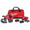 Milwaukee M18 FUEL 18-Volt Lithium-Ion Brushless Cordless Compact Bandsaw Kit with Two 3.0 Ah High Output Batteries