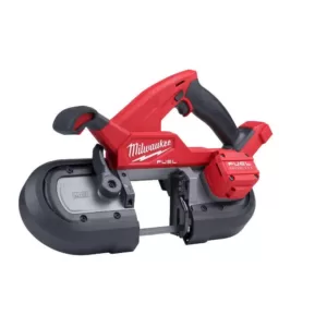 Milwaukee M18 FUEL 18-Volt Lithium-Ion Brushless Cordless Compact Dual-Trigger Bandsaw Kit with Two 3.0 Ah High Output Batteries