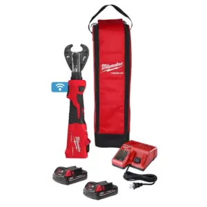 Milwaukee M18 18-Volt Lithium-Ion Cordless FORCE LOGIC 6-Ton Utility Crimping Kit with D3 Snub Nose Jaw