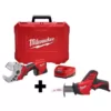 Milwaukee M12 12-Volt Lithium-Ion Cordless PVC Shear Kit W/ M12 HACKZALL Reciprocating Saw