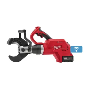 Milwaukee M18 18-Volt Lithium-Ion Cordless FORCE LOGIC 3 in. Underground Cable Cutter W/ (1) 5.0Ah Battery, Charger, Tool Bag