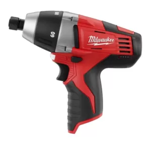 Milwaukee M12 12-Volt Lithium-Ion Cordless 1/4 in. No-Hub Coupling Driver (Tool-Only)