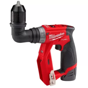 Milwaukee M12 FUEL 12-Volt Lithium-Ion Brushless Cordless 4-in-1 Installation 3/8 in. Drill Driver Kit with  M12 Multi-Tool