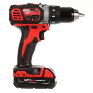 Milwaukee M18 18-Volt Lithium-Ion Cordless 1/2 in. Drill Driver Kit w/ (2) 1.5Ah Batteries, Charger, Hard Case