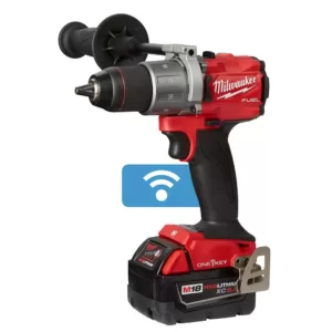 Milwaukee M18 FUEL ONE-KEY 18-Volt Lithium-Ion Brushless Cordless 1/2 in. Drill Driver Kit with Two 5.0 Ah Batteries Hard Case