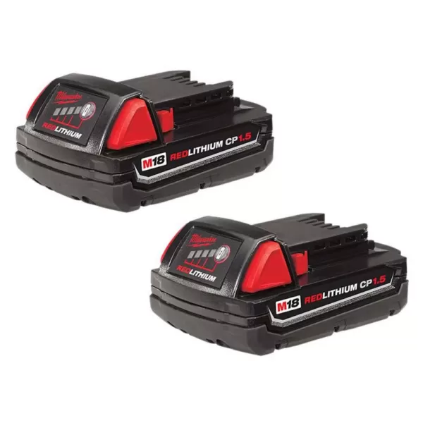 Milwaukee M18 18-Volt Lithium-Ion Compact Battery Pack 1.5Ah (10-Pack)