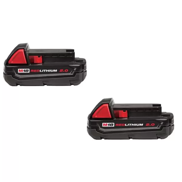 Milwaukee M18 18-Volt Lithium-Ion Compact Battery Pack 2.0Ah (6-Pack)