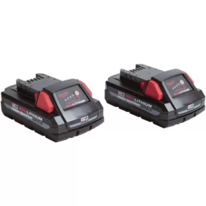 Milwaukee M18 18-Volt Lithium-Ion HIGH OUTPUT CP 3.0 Ah Battery Pack (4-Pack)