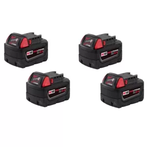 Milwaukee M18 18-Volt Lithium-Ion XC Extended Capacity Battery Pack 5.0Ah (6-Pack)