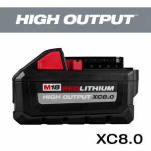 Milwaukee M18 18-Volt Lithium-Ion HIGH OUTPUT XC 8.0 Ah Battery