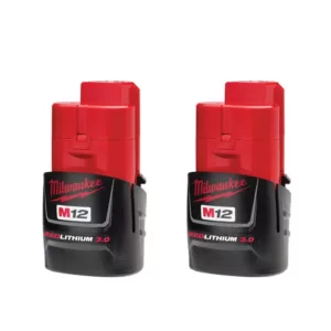 Milwaukee M12 12-Volt Lithium-Ion Compact Battery Pack 3.0Ah (4-Pack)