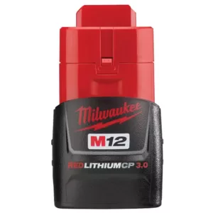 Milwaukee M12 12-Volt Lithium-Ion Starter Kit with Two 3.0 Ah Battery Packs and Charger