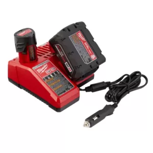 Milwaukee M12 and M18 12-Volt/18-Volt Lithium-Ion Multi-Voltage 12V DC Vehicle Battery Charger