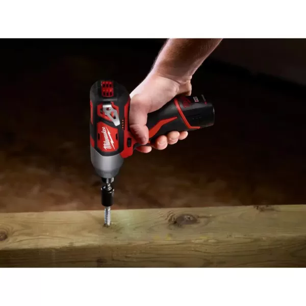 Milwaukee M12 12-Volt Lithium-Ion Cordless Drill Driver/Impact Driver Combo Kit (2-Tool) W/  M12 Oscillating Multi-Tool