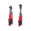 Milwaukee M12 FUEL 12-Volt Lithium-Ion Brushless Cordless 3/8 in. Ratchet and Extended Reach Ratchet Combo Kit (Tool-Only)