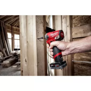 Milwaukee M12 FUEL 12-Volt Lithium-Ion Brushless Cordless Surge Impact and Drill Combo Kit (2-Tool) with 2 Batteries and Bag