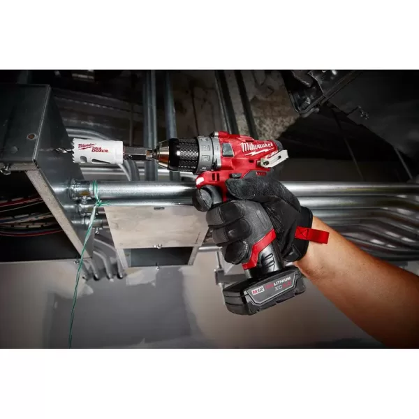 Milwaukee M12 FUEL 12-Volt Lithium-Ion Brushless Cordless Combo Kit (4-Tool) with 2 Batteries and Bag