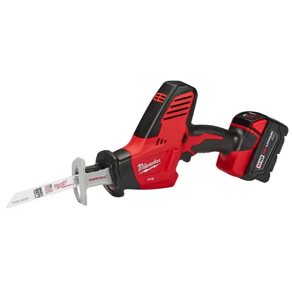 Milwaukee M18 18-Volt Lithium-Ion Cordless Combo Tool Kit (4-Tool) w/ Wet/Dry Vacuum and Additional 5.0Ah Battery